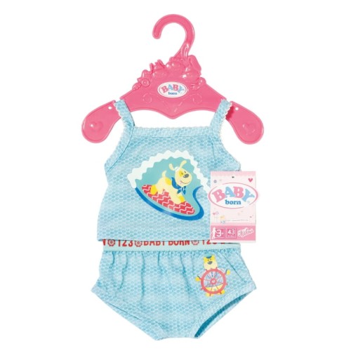 Baby Born Îmbrăcăminte Pentru Păpușă Set Lenjerie Completa Chiloți + Top Albastru