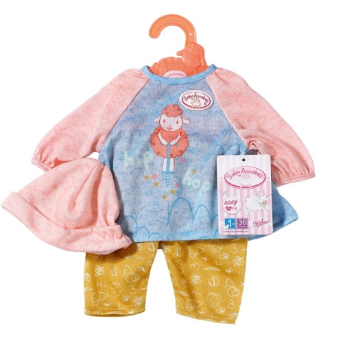 Baby Annabell Haine Confortabile pentru Păpușă Complect Leggings Bluză Căciulă