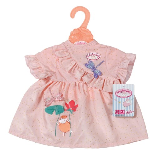 Baby Annabell Rochie Moda Stilată pentru Păpușă Portocalie