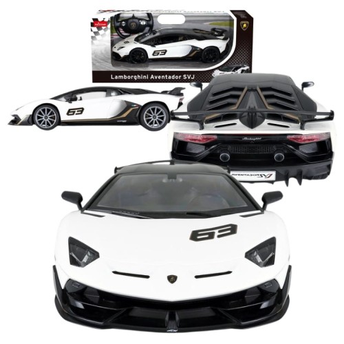 Rastar Lamborghini Aventador SVJ Vehicul Controlat de la Distanță RC Mașină + Telecomandă
