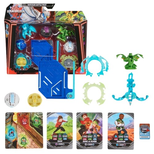 Bakugan 3.0 Pachet de Bătălie Mega Joacă Set de Figurine Luptătoare Ventri Dragonoid