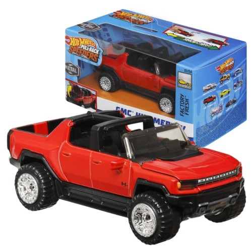 Hot Wheels Pull-Back Speeders Mașina În Cutie Cu Propulsie GMC Hummer EV