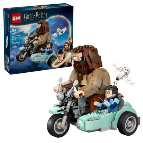 Lego Harry Potter Plimbare cu Motocicleta a lui Hagrid și Harry Set 617 El. 9+