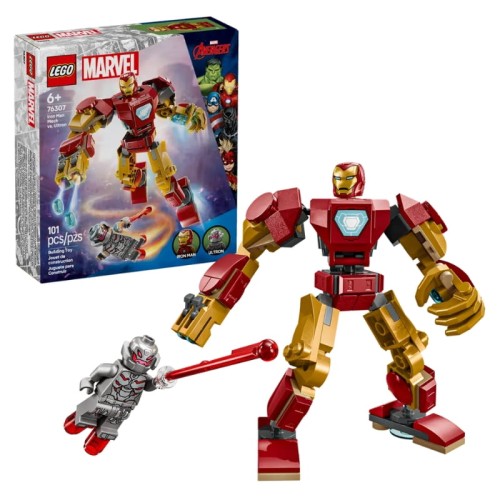 Lego Marvel Mech Iron Man contra Ultron 101 El. 76307 6+