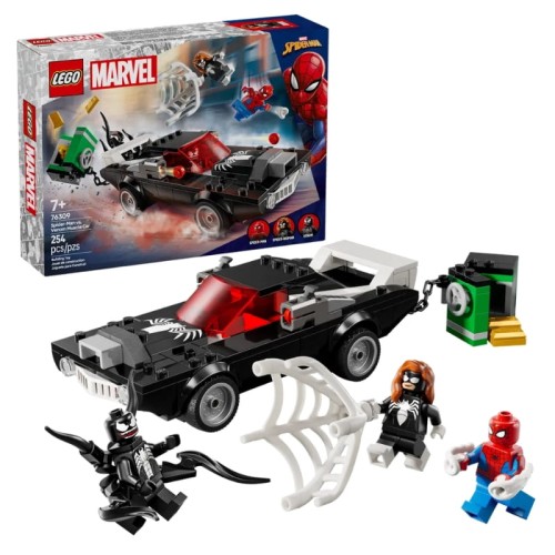 Lego Marvel Spider-Man împotriva muscle car-ului Venomului 254 El. 76309 7+