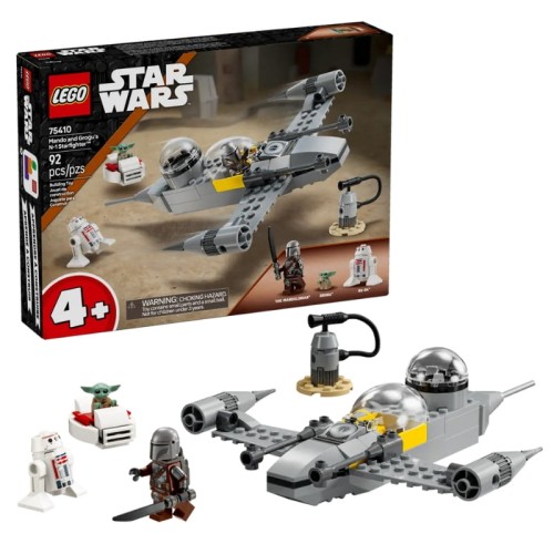 Lego Star Wars Vânătorul N-1 Mando și Grogu 92 piese 75410 4+