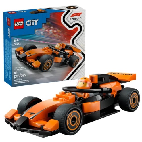Lego City Set F1 Pilot și Bolid McLaren Piese 86 El. 6+