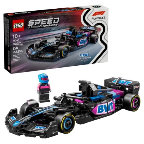 Lego Speed Champions Mașină F1 BWT Alpine Team A524 Set de Piese 258 El. 10+