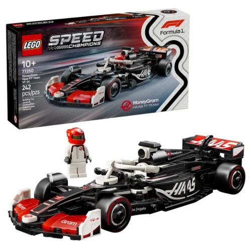 Lego Speed Champions Mașină F1 MoneyGram Haas Team VF-24 Set de Piese 242 El. 10+