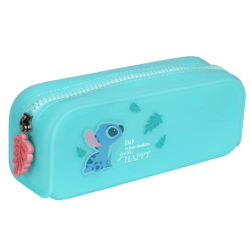 Coolpack Disney Core Fashion Pencil Case Pouch Silicone Tube Single Chamber Without Equipment Stitch Turcoaz