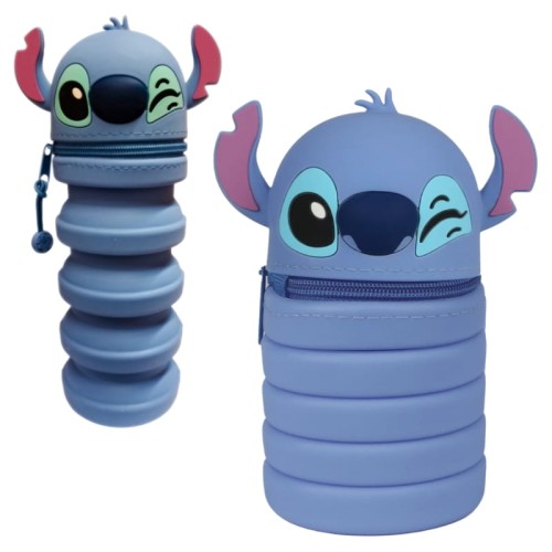 Coolpack Disney Core Minge Silicona Expandabila Cu Cap Pungă Penar Tubă Unică Compartiment Stitch