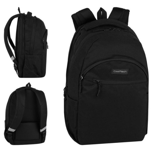 Coolpack Bang Rucsac Şcolar pentru Tineret 2-compartimente Colecția Neagră Negru