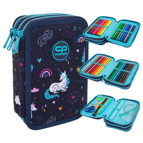 Coolpack Jumper 3 Etui cu Accesorii Trei Compartimente Mrs Unicorn