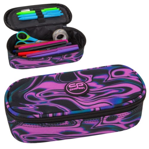Coolpack Campus Etui pentru Creioane cu Un Compartiment cu Clapetă Fără Accesorii Amethyst