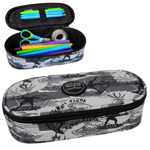 Coolpack Campus Etui pentru creioane cu un compartiment și capac, fără echipament, Sand Surf