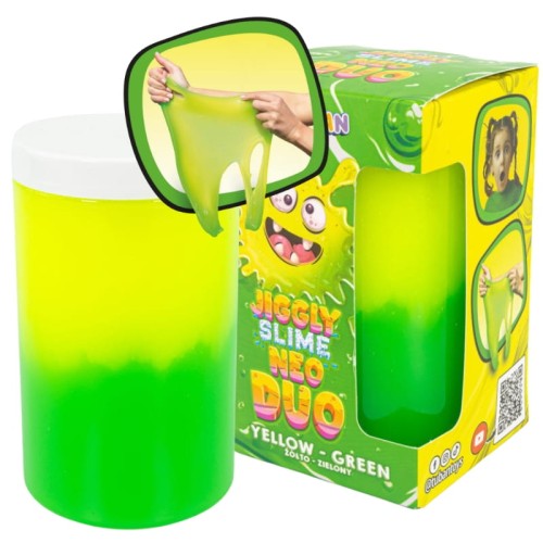 Tuban Jiggly Slime Neo Duo Glutek Elastic Galben-Verde 430 g