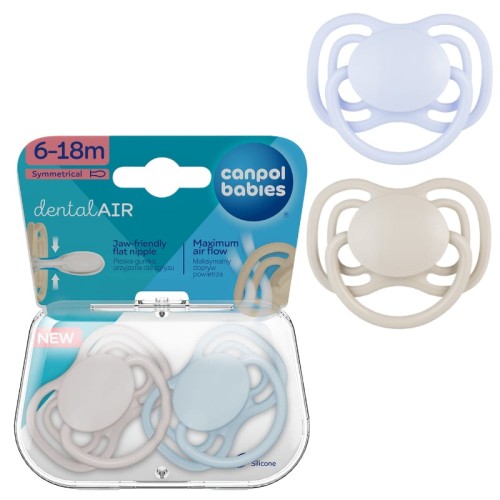 Canpol Babies Suzetă Siliconică Simetrică Dental Air 6-18m