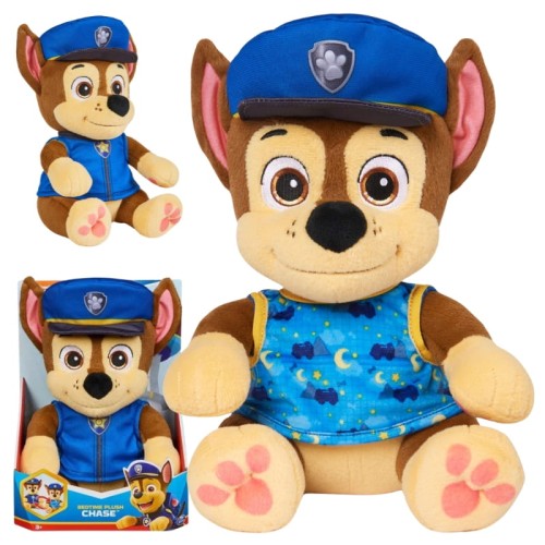 Masca de Pat pentru Somn Pat Patrol Câinele Chase Jucărie Pufoasă de Îmbrățișat 25 cm