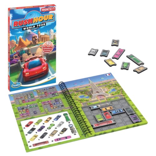 THINKFUN PUZZLE DE CĂLĂTORIE RUSH HOUR MAGNETIC 8+
