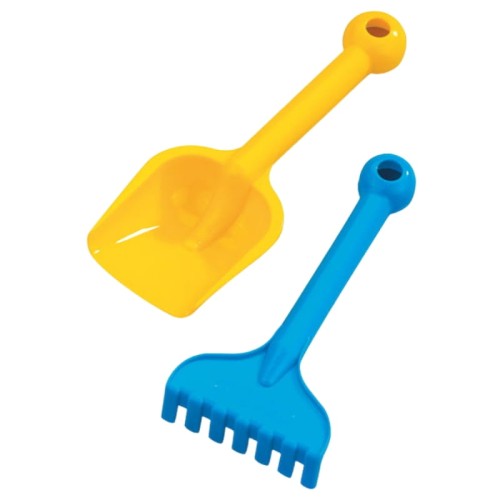 Set de jucării pentru nisip Marioinex Grădină, lopată + răzătoare mică