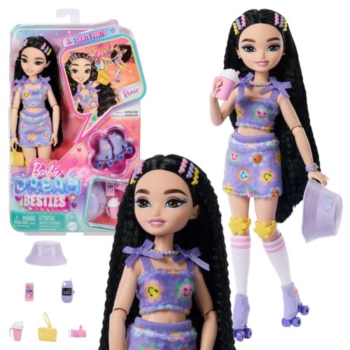 Barbie Dream Besties Renee Păpușa pe Role + Accesorii 4+