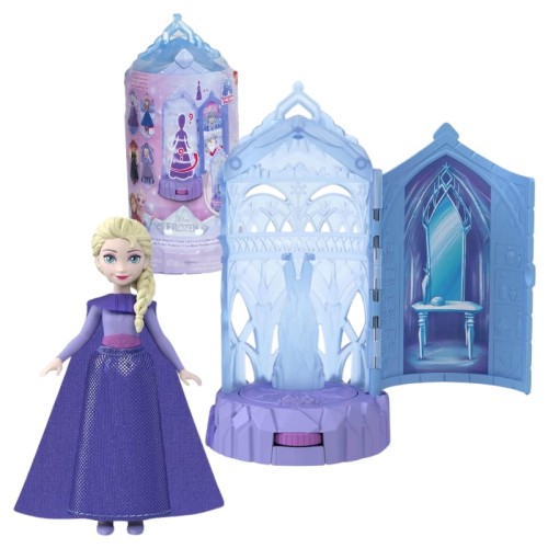 Disney Frozen Țara Ielelor Surpriză Răsucită Păpușă Mică 3+
