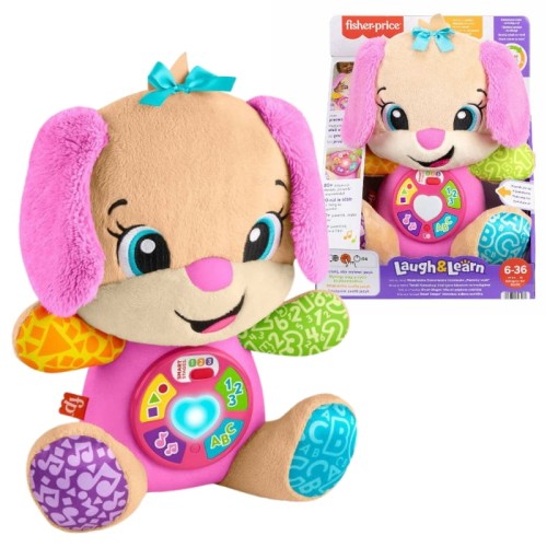 Fisher Price Câinele învățăcel surioară 3 Niveluri de Învățare 5 Limbaje 6m+