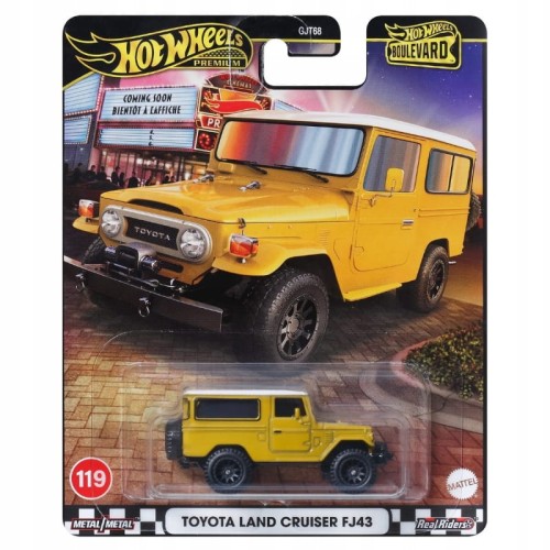 Hot Wheels Premium Boulevard Mașinuță Vehicul 1:64 119 Toyota Land Cruiser FJ43 3+