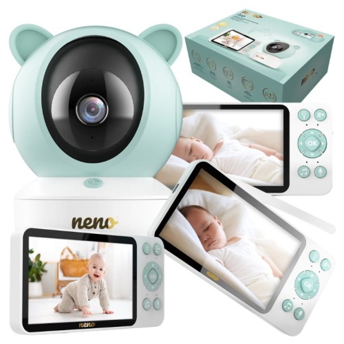 Neno Ivo Cameră Video Nanny Rotativă IP cu Recepționer