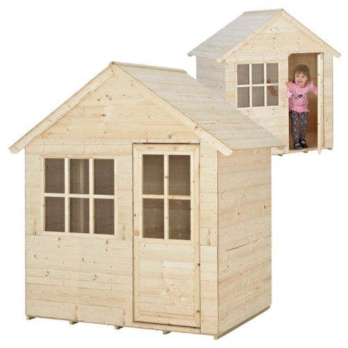 TP Toys Casă de lemn pentru copii în grădină
