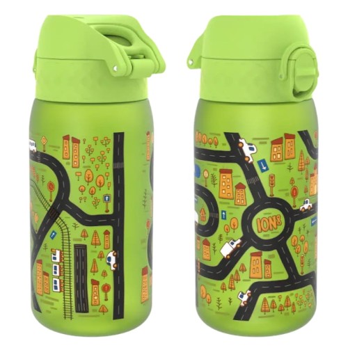 Ion8 Sticlă de Apă Bidon Recyclon 350ml Verde Mașini Cars