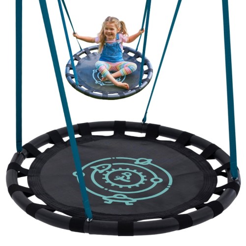 TP Toys Leagăn Mare de Grădină pentru Copii Confortabil Mare Cuib de Cărlan 85cm.