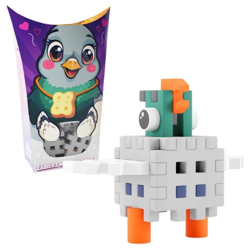 Marioinex Cărămizi Mini Waffle Întâlnește Mici Animale Constructive Pocket Pets Porumbel 16 Buc. 3+