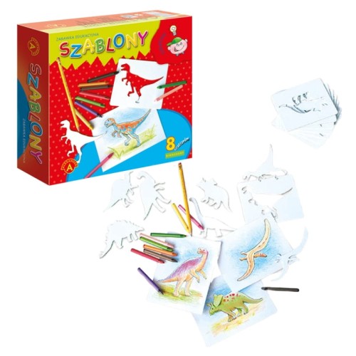 Alexander Şabloane de Desenat Dinozauri Jucărie Educațională Creativă