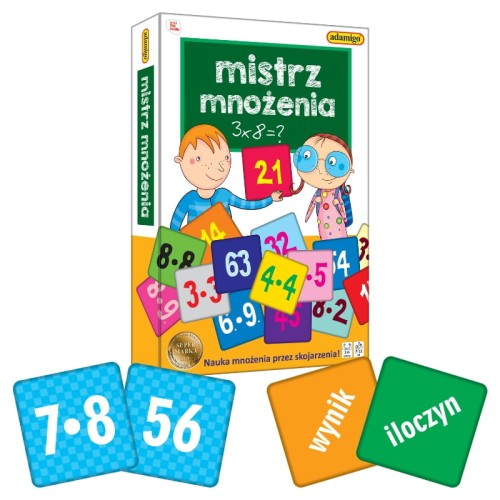 Adamigo Joc Educativ Mistrz Mnożenia Pentru Copii Învățarea Numărătorii