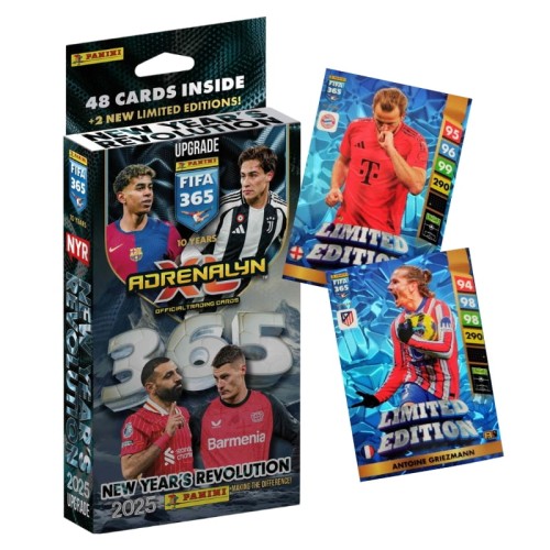 Panini Fifa 365 2025 Cărți de Fotbal Colecționare Set de Cărți Upgrade Revoluția Anului Nou