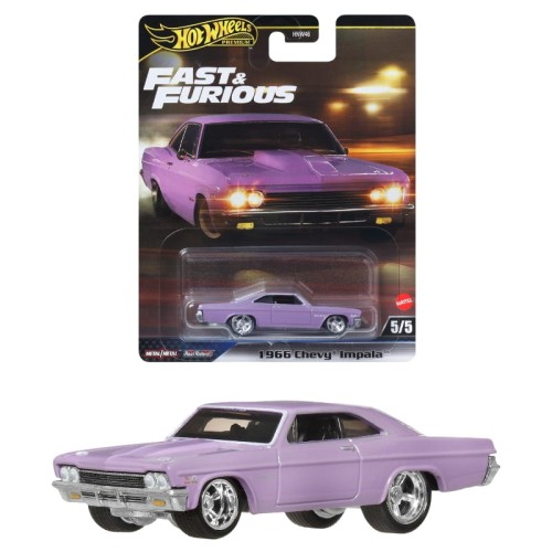Hot Wheels Premium Viteză și Furia Fast & Furious Mașinuță 1966 Chevy Impala 5/5