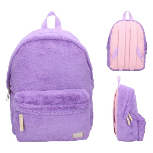 Vadobag Rucsac Mic pentru Grădiniță Școală pentru Excursii pentru Copii Pufos Moale Violețiu