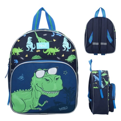 Vadobag Rucsac Mic Preșcolar Pentru Excursii Copii Pret Happy Go Lucky Dinosaur Albastru