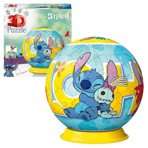 Puzzle 3D Ravensburger Disney Stitch Bula Model Spațial 73 El. 6+