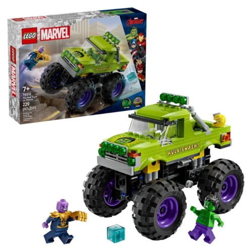 Lego Marvel Monster Truck Hulk VS Thanos Set De Piese 76312 229 El. 7+