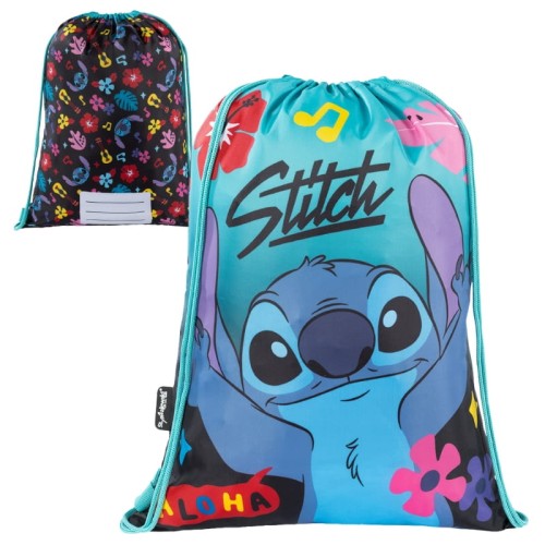 St. Majewski Sac Școlar Sportiv Gimnastic pentru Încălțăminte pentru Școală la Piscină Antrenament Stitch Mint Aloha