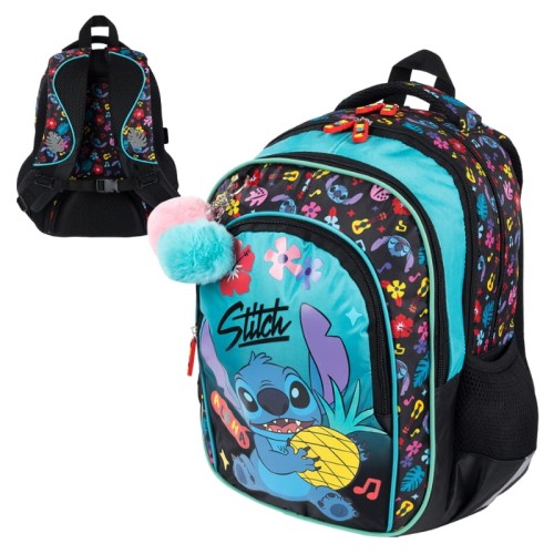 St. Majewski Rucsac Școlar Tineret Mare Cu Patru Compartimente Stitch Mint Aloha