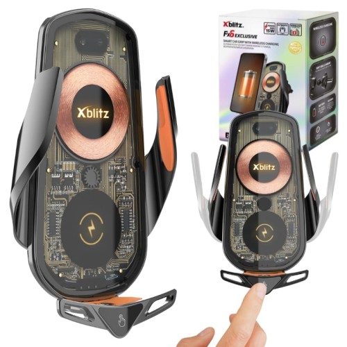 Xblitz Suport Auto Automat cu Funcție de Încărcare Fără Fir FX6 Exclusiv