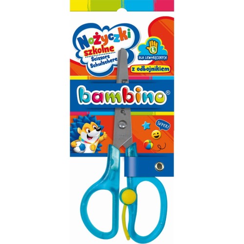 Bambino Foarfeci Școlare Pentru Stângaci Cu Obară Pentru Copii Sigur
