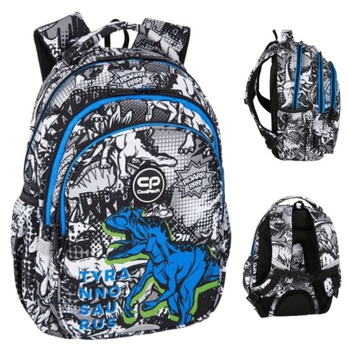CoolPack Jerry Rucsac Școlar pentru Tineret T-Rex cu 3 compartimente