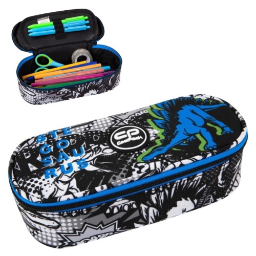 Coolpack Campus Etui de Creion cu Un Compartiment și Capac Fără Accesorii T-Rex