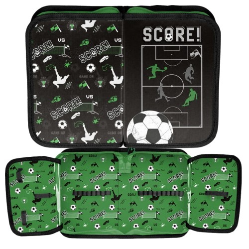 Paso Pencil Case Fără Echipare Extensibil Club de Fotbal Minge de Fotbal