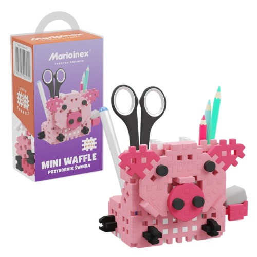 Marioinex Piese Mini Waffle Micile Animale Constructive Pocket Pets Purceluş
