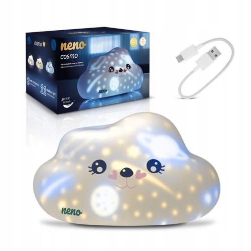 Neno Cosmo Lampă din silicon pentru copii Nor LED